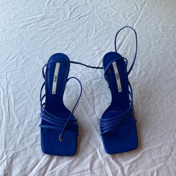 Blue strappy Zara Sandals